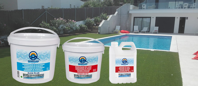 Productos necesarios para un buen mantenimiento del agua de las piscinas