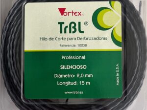 Fil de coupe silencieux pour débroussailleuse spirale 2,0 mm