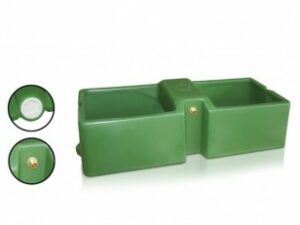 Abreuvoir champ vert avec bouée de 70 L.
