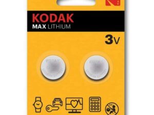 Pile bouton alcaline Kodak 2025 blister 2ut.