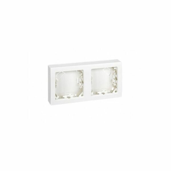 Simon marc 2 elements horitzontal blanc