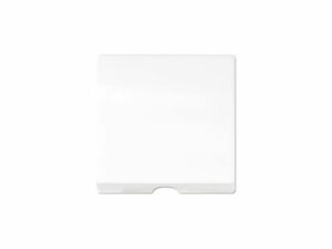 tapa salida cables blanco nieve
