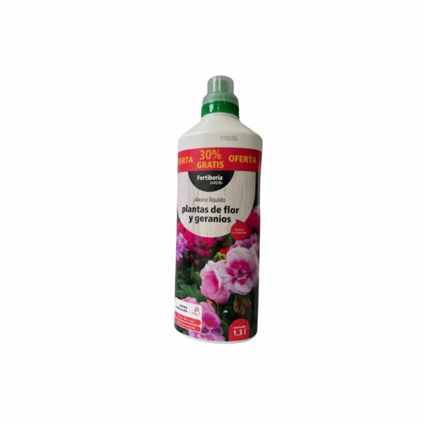 Engrais liquide pour plantes à fleurs et géraniums